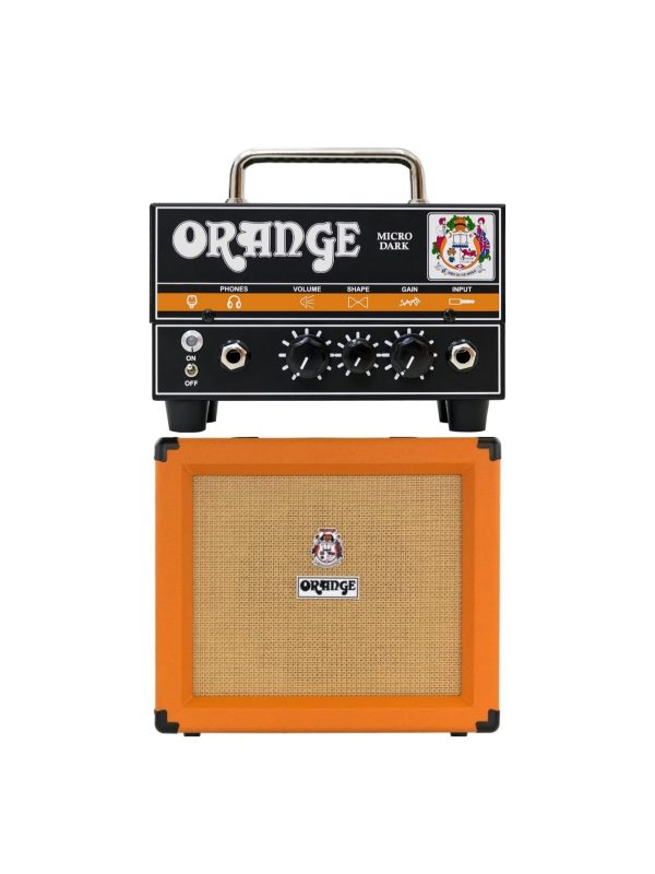 Orange MD20 Micro Dark  Head Bundle with cabinet