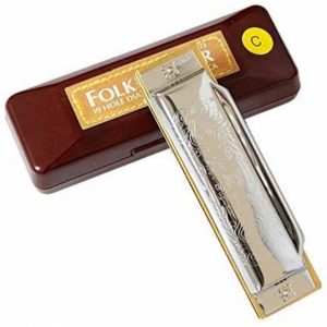 Suzuki Folkmaster 1072-C Standard Beginner Diatonic Blues Harmonica Gaita 10 Holes Key of C