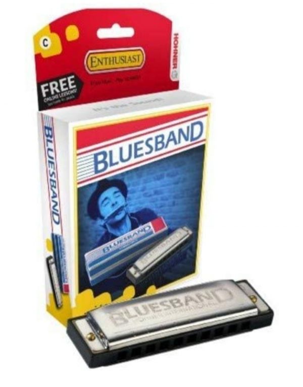 Hohner Accordions 1501Bx Blues Band, Harmonica, Chrome