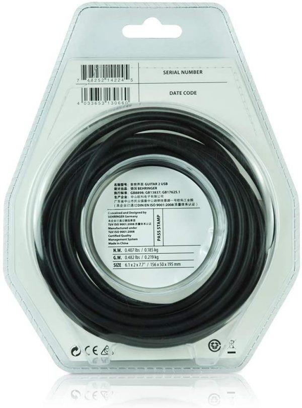 BEHRINGER GUITAR 2 USB Audio Interface - Image 4