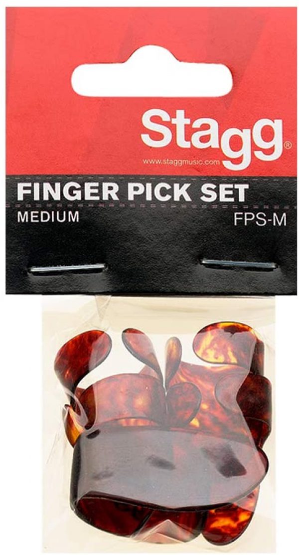 Stagg Finger Pick Set medium