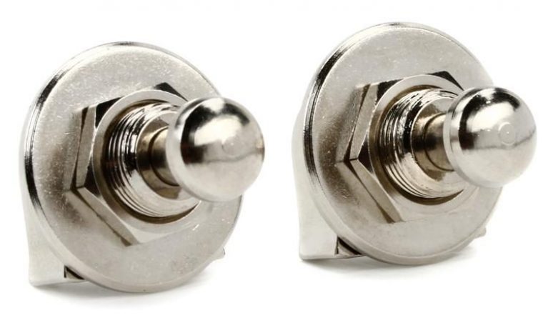 Grover GP800N Strap Lock Set - Nickel
