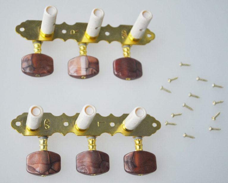 6 keys for classical guitar  brown color - Image 2