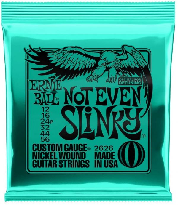 Ernie Ball Not Even Slinky Nickel Wound Set, .012 - .056