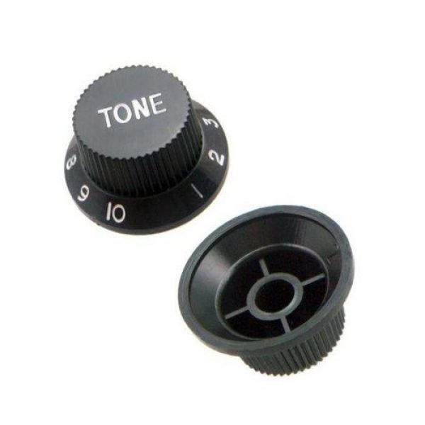 Genres Set Of 3 Volume Knobs Set For ST Sq Electric Guitar Parts _ Black - Image 2