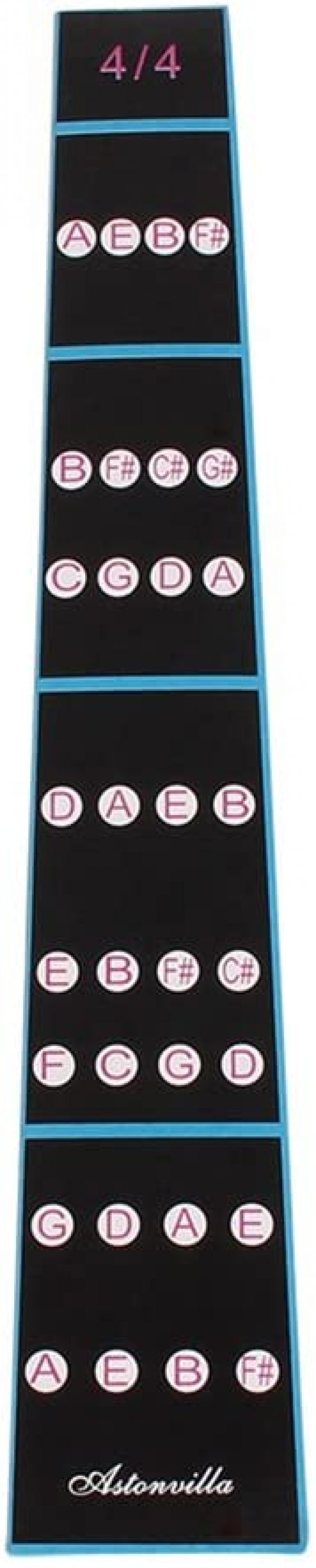 Violin Finger Guide Fingerboard Sticker, Removable 4/4 Violin Fiddle Finger Fingerboard Fretboard Sticker for Beginners Practice - Image 4
