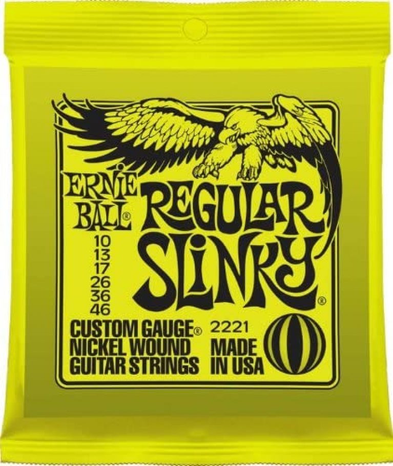 Ernie Ball 2221 Regular Slinky Electric Guitar Strings (10-46)