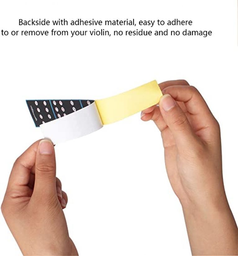 Violin Finger Guide Fingerboard Sticker, Removable 4/4 Violin Fiddle Finger Fingerboard Fretboard Sticker for Beginners Practice - Image 2