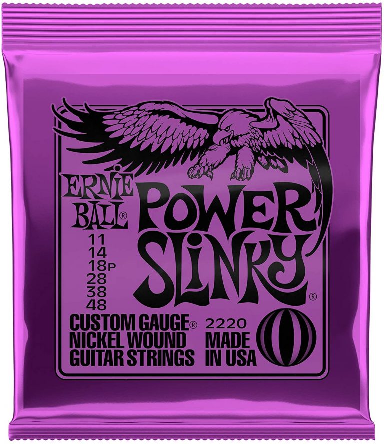 Ernie Ball Power Slinky Electric Guitar Strings - 11-48
