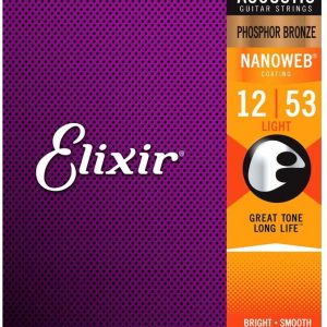 Elixir  Acoustic Guitar Strings Light (.012-.053)