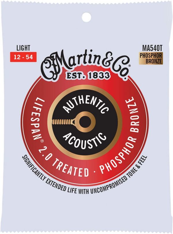 Martin MA540T, 92/8 Light-Gauge Strings Guitar Acoustic