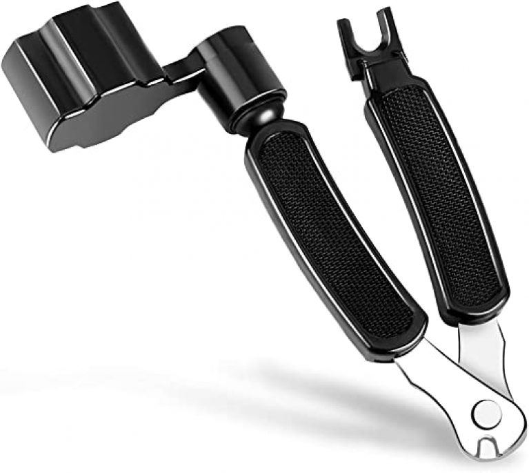 Guitar String Winder Cutter Pin Puller - 3 In1Multifunctional Guitar Maintenance Tool/String Peg Winder + String Cutter + Pin Puller