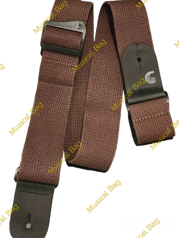 D'addario Cotton Guitar Strap _ Brown