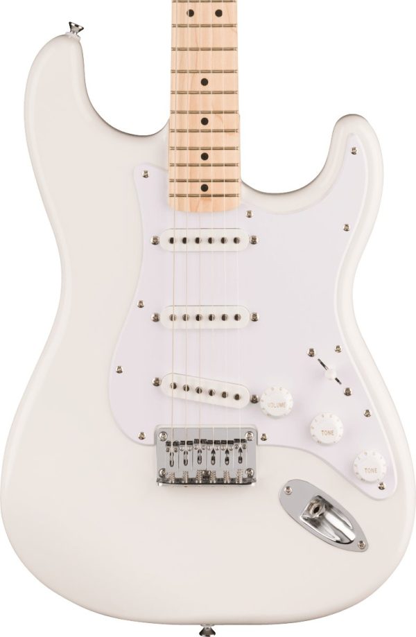 Squier Sonic® Stratocaster® HT, Maple Fingerboard, White Pickguard, Arctic White - Image 3