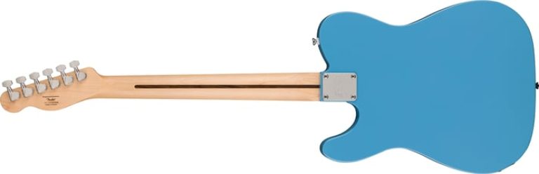 Squier Sonic® Telecaster®, Laurel Fingerboard, White Pickguard, California Blue - Image 5