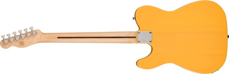 Squier Sonic® Telecaster®, Maple Fingerboard, Black Pickguard, Butterscotch Blonde - Image 3