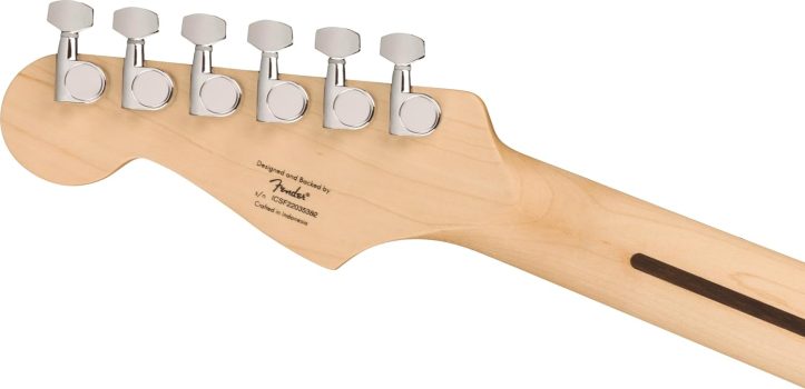 Squier Sonic® Stratocaster®, Maple Fingerboard, White Pickguard, Black - Image 5