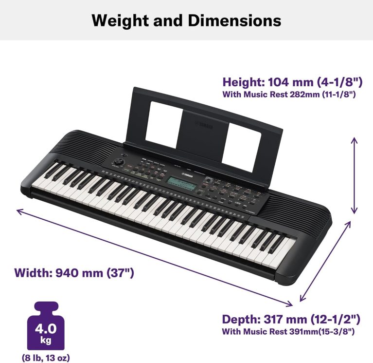 YAMAHA PSR-E283 DIGITAL KEYBOARD - Image 3